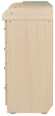 Пеленальний комод Babyroom 4 тел Big 102x80x50 дуб молочний